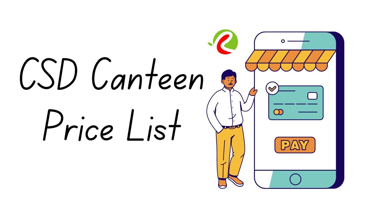 CSD Canteen Price List