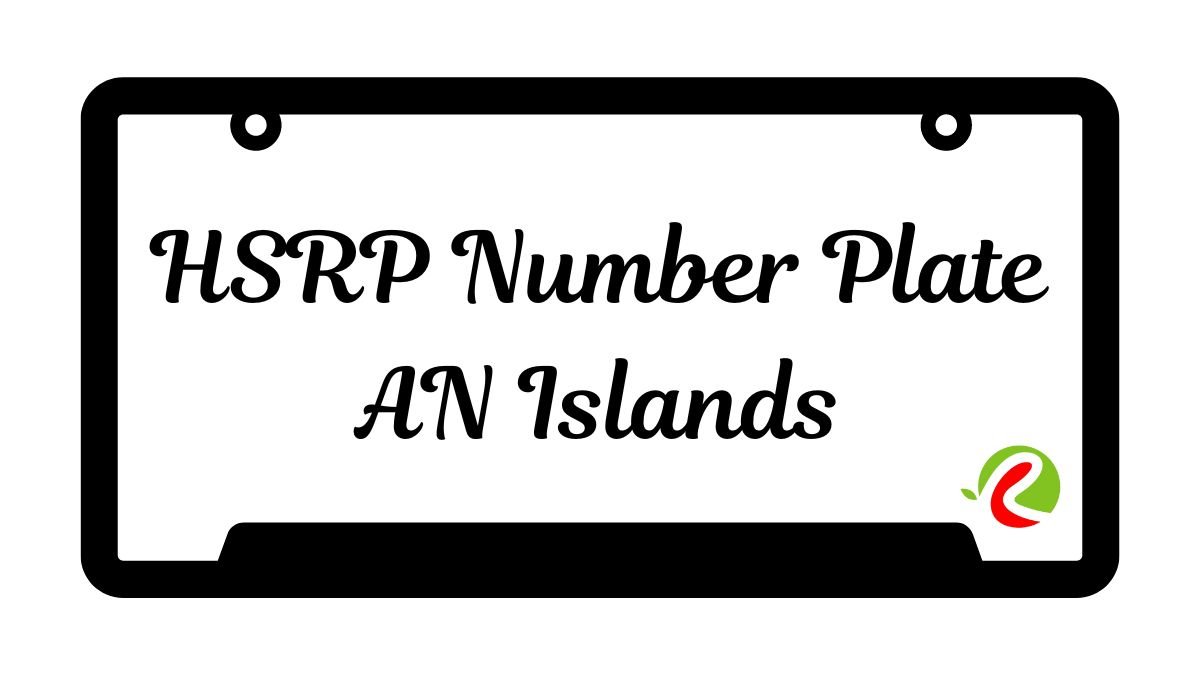 HSRP Number Plate AN Islands List