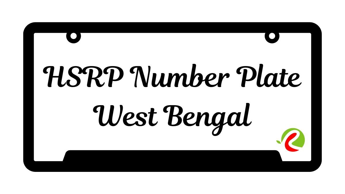 HSRP Number Plate West Bengal LIst