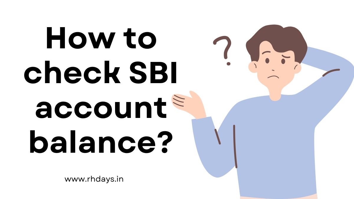 SBI Balance Check