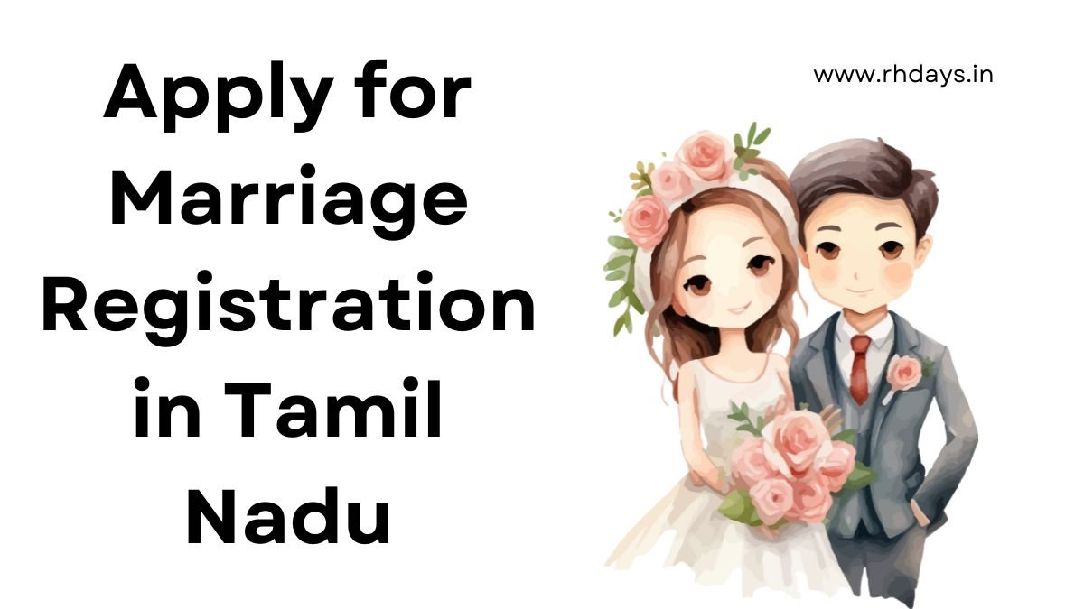 Tamil Nadu Marriage Portal Registration