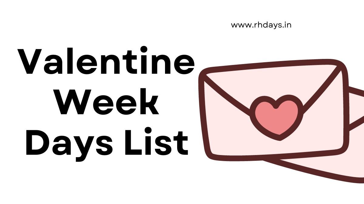 Valentine Week Days List